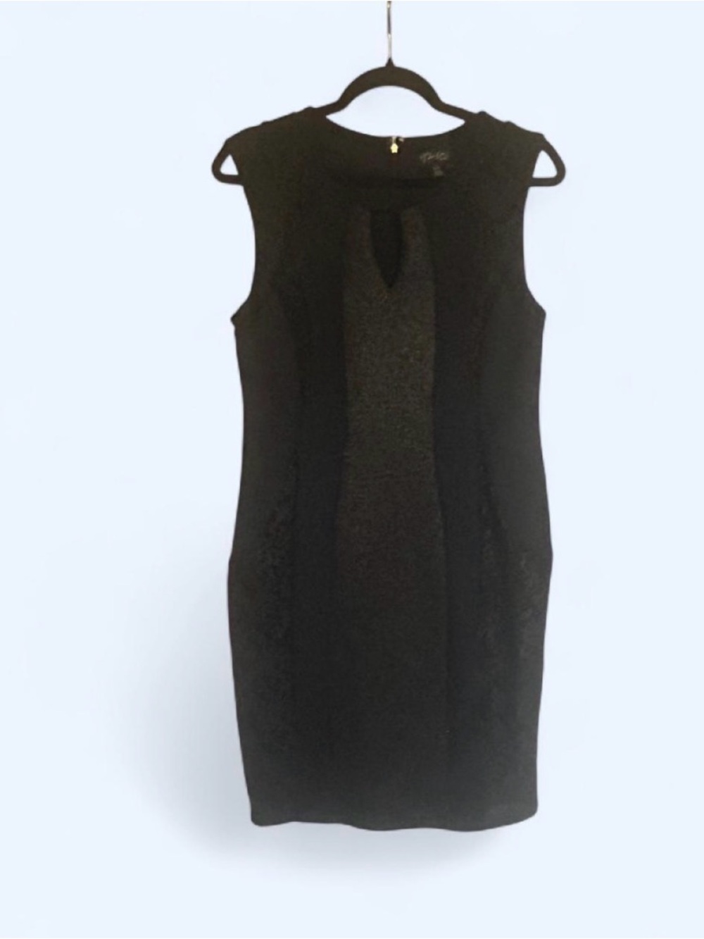 Classic Black Sleeveless Sheath Dress